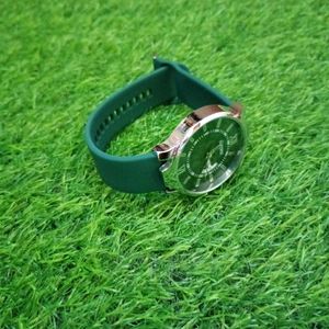 Stylish silicon Green Strap Watch
