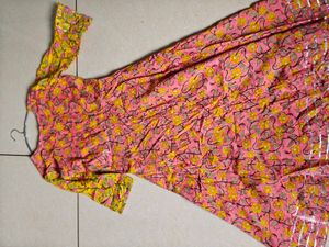 Floral Print A line