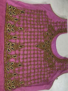 Stunning Pink Embellished Lehenga Choli