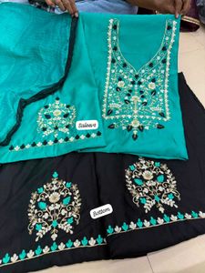 Floral Print Unstitched Suit