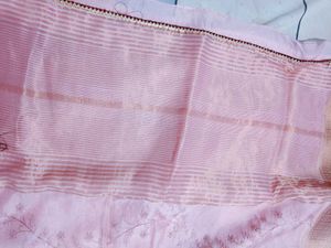 organza Pink Saree