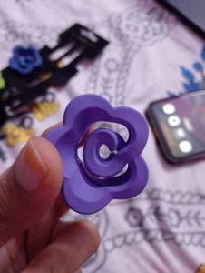 Cute Flower Hair Claw Clips - Set of 12