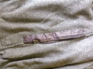 Grey Zip-Up Fleece Jacket