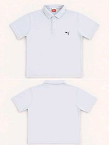 Puma Men's Light Blue Polo Shirt
