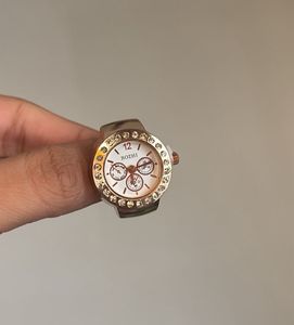 White Bozhi Ring Watch