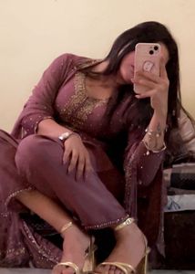 Elegant Purple Kurta Set with Embellishments