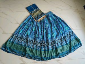 Beautiful Blue Lehenga Choli Set