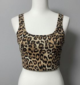 Leopard Print Crop Top