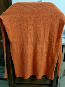 Orange Knit Sweater