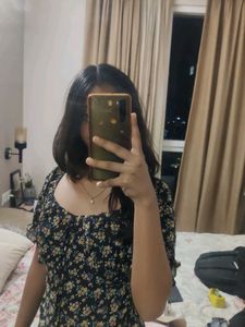 Cute Floral Print Dress