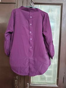 New Party' Wear Stylish Purple Top In Xl Size