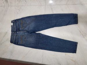 Levi's High-Waisted Distressed Jeans