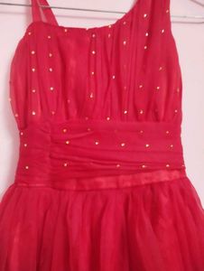Sparkling Red Party Dress