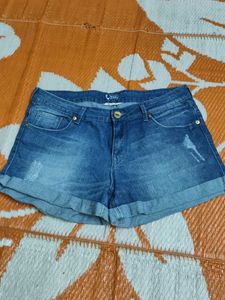 Stylish Blue Denim Shorts