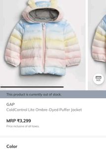 Adorable Puffer Jacket for Kids