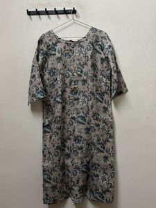 Stylish Floral Print Kurta