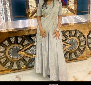 Elegant Grey Lehenga Choli Set