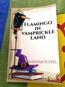 Kids Story book Flamingo in Vamprickle Land Witch