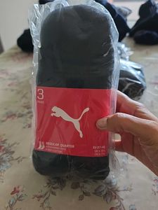 Puma 3 Pairs Regular Quarter Socks