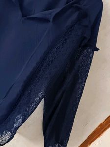 Navy Blue DressBerry Top