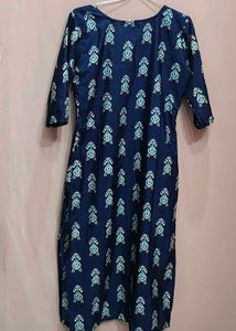 Stylish Blue Printed Kurta
