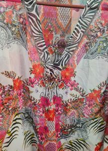 Ted Baker V-Neck Tunic Top/Swimsuit c