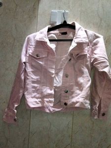 Pink Denim Jacket