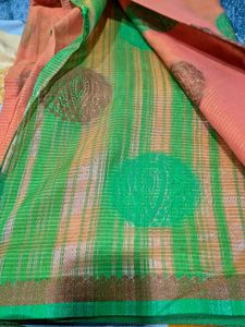 Dual color saree