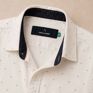 Men's Casual White Shirt
