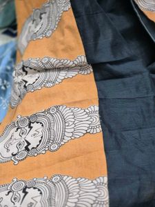 Unique Kalamkari Saree