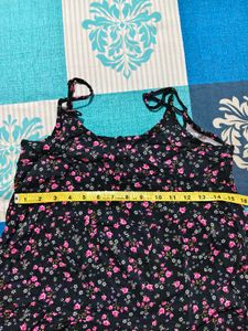 Korean Floral Mini Dress