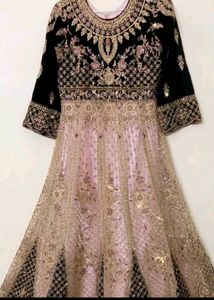 Beautiful Net n Velvet Bridal Gown
