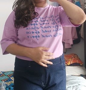 Lavender Graphic T-Shirt