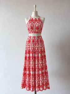 Pink & White Geometric Co-ord Set