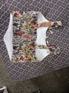 Floral Corset Style Top