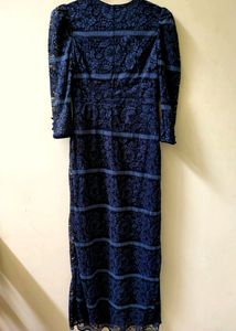 One Side Leg Cut Stright Frock