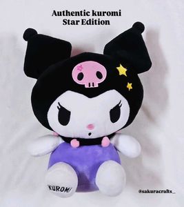 Authentic Kuromi Star Edition Plush Toy
