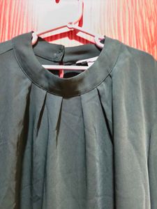 H&amp;M Round Neck Full Sleeve Long Dress for Women