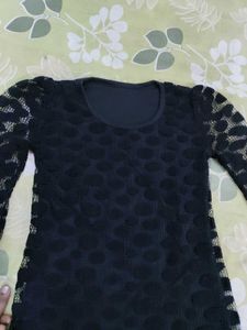 Chic Black Lace Top