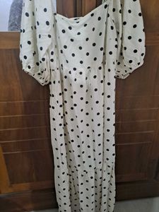 zudio Chic Polka Dot Maxi Dress