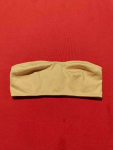 Strapless Seamless Beige Bandeau Bra