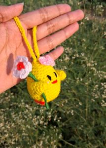 Yellow Chick Keychain