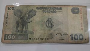 Congo 🇨🇩 100 Francs Note