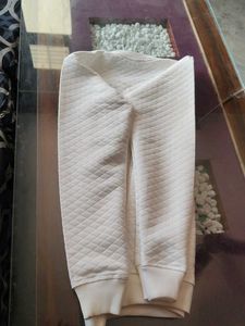 Cream Quilted Sweatshirt