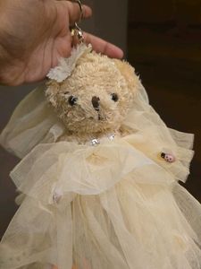 Cute Teddy Bear Keychain Charm