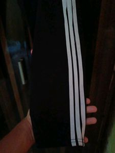 Man &amp; Woman Black Track Pants