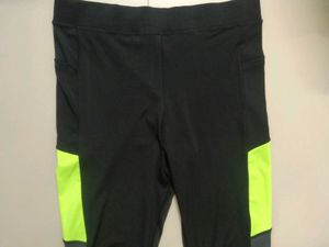 Black &amp; Neon Gym Tights
