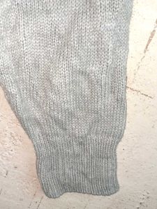 Cozy Grey Longline Shrug Oversized