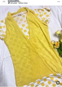 Yellow Polka Dot Top