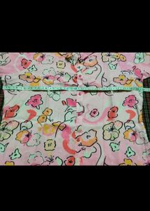 Pink Floral Shirt with Shorts